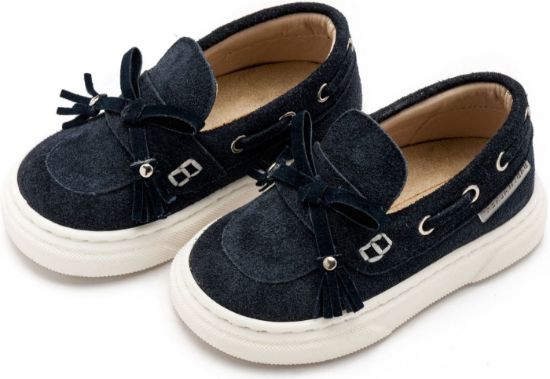 Εικόνα της Loafer με Κρόσια και Φιογκάκι EXC5295 Μπλε 