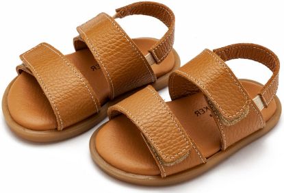 Εικόνα της Δερμάτινο Σανδάλι GR0112 Terracotta