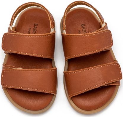 Εικόνα της Δερμάτινο Σανδάλι GR0112 Ταμπά