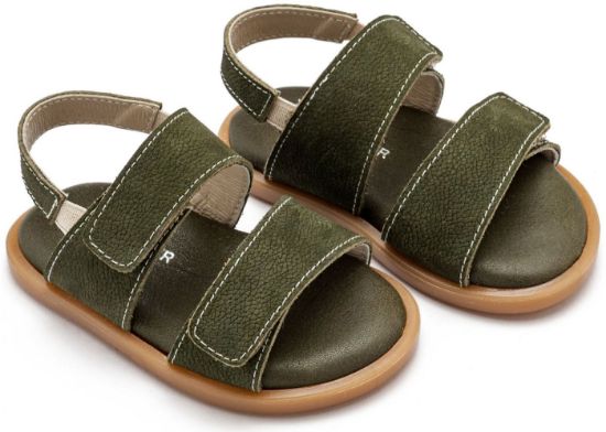 Εικόνα της Δερμάτινο Σανδάλι GR0112 Χακί