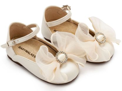 Εικόνα της Γαλλικό Γοβάκι με Φιόγκο BS3590 Εκρού