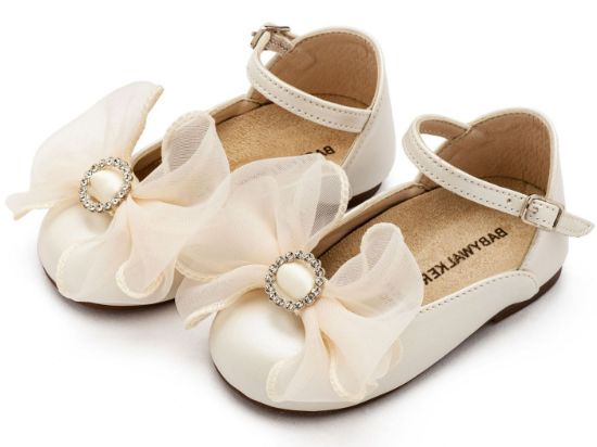 Εικόνα της Γαλλικό Γοβάκι με Φιόγκο BS3590 Εκρού