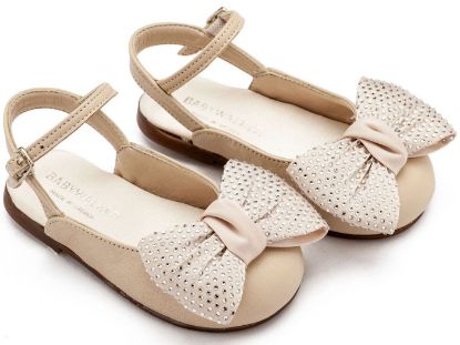 Εικόνα της Γαλλικό Σαμπό με Μεγάλο Φιόγκο Στρας EXC5869 Εκρού