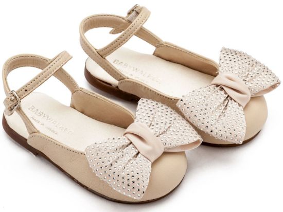 Εικόνα της Γαλλικό Σαμπό με Μεγάλο Φιόγκο Στρας EXC5869 Εκρού