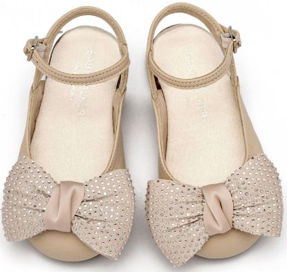 Εικόνα της Γαλλικό Σαμπό με Μεγάλο Φιόγκο Στρας EXC5869 Εκρού