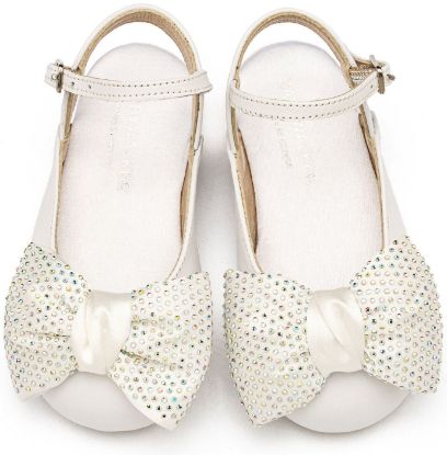 Εικόνα της Γαλλικό Σαμπό με Μεγάλο Φιόγκο Στρας EXC5869 Λευκό