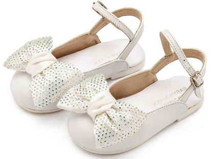 Εικόνα της Γαλλικό Σαμπό με Μεγάλο Φιόγκο Στρας EXC5869 Λευκό