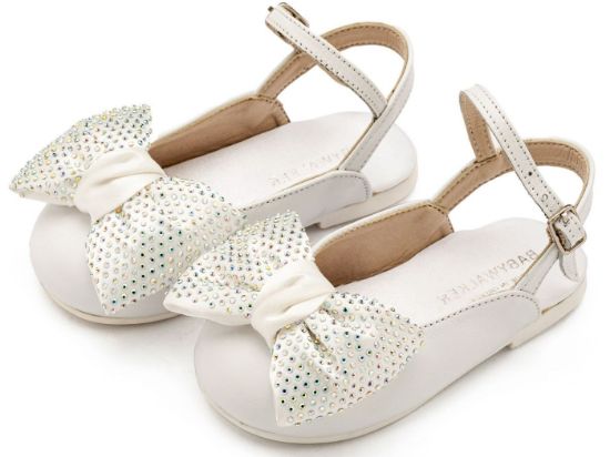 Εικόνα της Γαλλικό Σαμπό με Μεγάλο Φιόγκο Στρας EXC5869 Λευκό