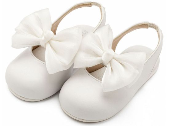 Εικόνα της Γαλλικό Σαμπό με Φιόγκο Chiffon BW4852 Λευκό