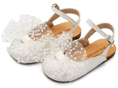 Εικόνα της Γαλλικό Σαμπό με Χειροποίητο Τούλινο Φιόγκο BW4859 Εκρού