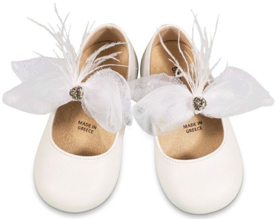 Εικόνα της Γοβάκι  Μονή Μπαρέτα με Φιόγκο BS3562  Λευκό  