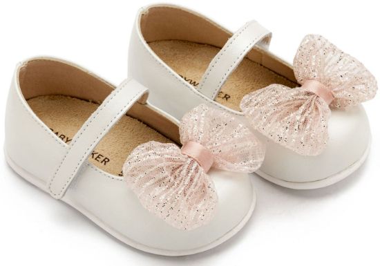 Εικόνα της Γοβάκι  Μονή Μπαρέτα με Φιόγκο PRI2639 Εκρού Ροζ