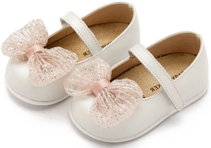 Εικόνα της Γοβάκι  Μονή Μπαρέτα με Φιόγκο PRI2639 Εκρού Ροζ