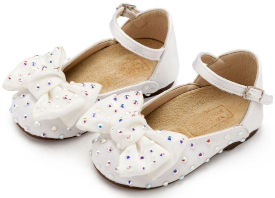 Εικόνα της Γοβάκι Satin με Φιόγκο LU6121 Λευκό