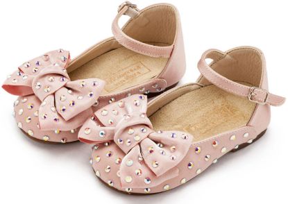 Εικόνα της Γοβάκι Satin με Φιόγκο LU6121 Ροζ