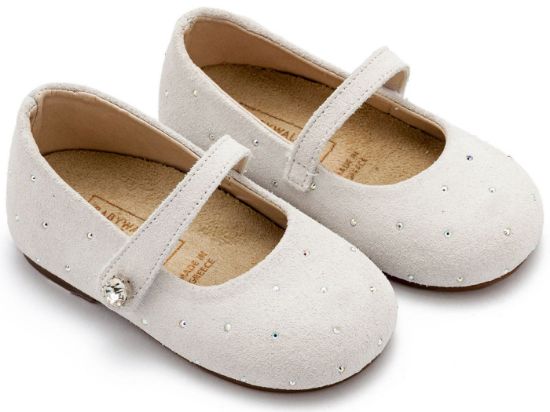 Εικόνα της Γοβάκι Suede με Στρας LU6009 Λευκό