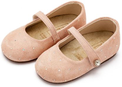 Εικόνα της Γοβάκι Suede με Στρας LU6009 Νουντ