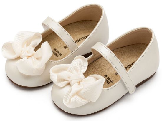 Εικόνα της Γοβάκι με Gros Grain Φιόγκο BS3595 Εκρού