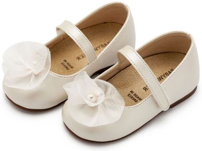 Εικόνα της Γοβάκι Μονή Μπαρέτα με Λουλούδι BS3593 Εκρού