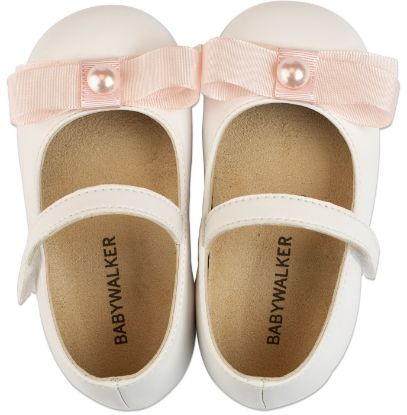 Εικόνα της Γοβάκι Μονή Μπαρέτα με Φιόγκο BS3500 Λευκό-Ροζ