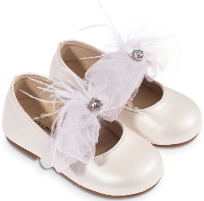 Εικόνα της Γοβάκι Μονή Μπαρέτα με Φιόγκο BS3562 Εκρού Ροζ