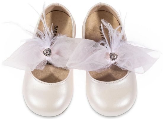 Εικόνα της Γοβάκι Μονή Μπαρέτα με Φιόγκο BS3562 Εκρού Ροζ