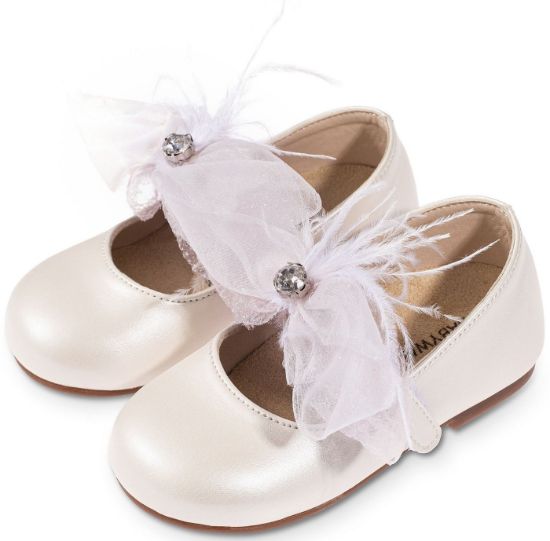 Εικόνα της Γοβάκι Μονή Μπαρέτα με Φιόγκο BS3562 Εκρού Ροζ