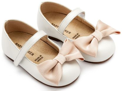 Εικόνα της Γοβάκι Μονή Μπαρέτα Χρατς με Φιογκάκι BW4865 Εκρού Μπεζ