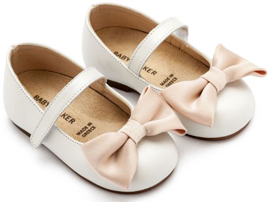 Εικόνα της Γοβάκι Μονή Μπαρέτα Χρατς με Φιογκάκι BW4865 Εκρού Μπεζ