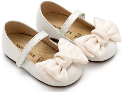 Εικόνα της Γοβάκι Μονή Μπαρέτα Χρατς με Φιόγκο Οργάντζας  BW4857 Εκρού