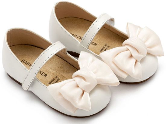 Εικόνα της Γοβάκι Μονή Μπαρέτα Χρατς με Φιόγκο Οργάντζας  BW4857 Εκρού