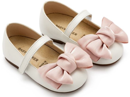 Εικόνα της Γοβάκι Μονή Μπαρέτα Χρατς με Φιόγκο Οργάντζας  BW4857 Εκρού Ροζ 