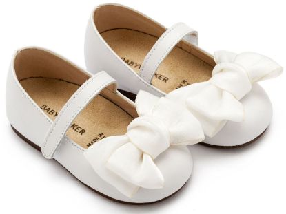 Εικόνα της Γοβάκι Μονή Μπαρέτα Χρατς με Φιόγκο Οργάντζας  BW4857 Λευκό 