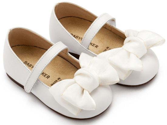 Εικόνα της Γοβάκι Μονή Μπαρέτα Χρατς με Φιόγκο Οργάντζας  BW4857 Λευκό 