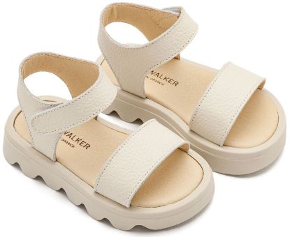 Εικόνα της Δερμάτινο Πέδιλο GR0113 Εκρού