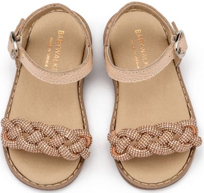 Εικόνα της Δερμάτινο Σανδάλι GR0101 Nude