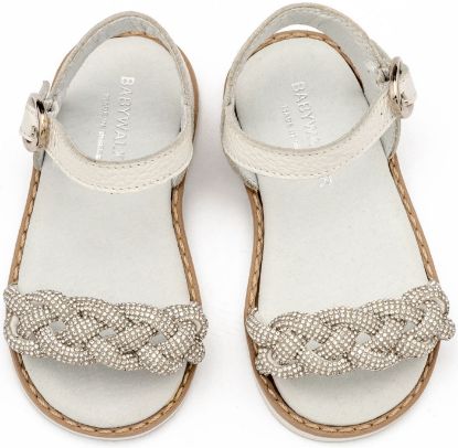 Εικόνα της Δερμάτινο Σανδάλι GR0101 Λευκό