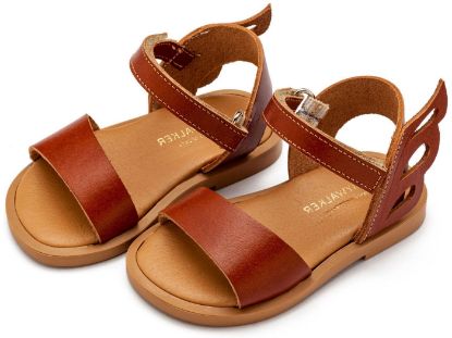 Εικόνα της Δερμάτινο Σανδάλι GR0106 Terracotta