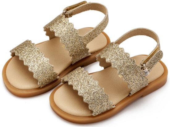 Εικόνα της Δερμάτινο Σανδάλι GR0108 Platinum