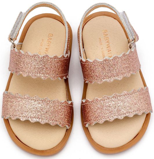 Εικόνα της Δερμάτινο Σανδάλι GR0108 Powder