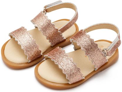 Εικόνα της Δερμάτινο Σανδάλι GR0108 Powder