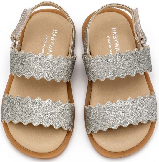 Εικόνα της Δερμάτινο Σανδάλι GR0108 Silver