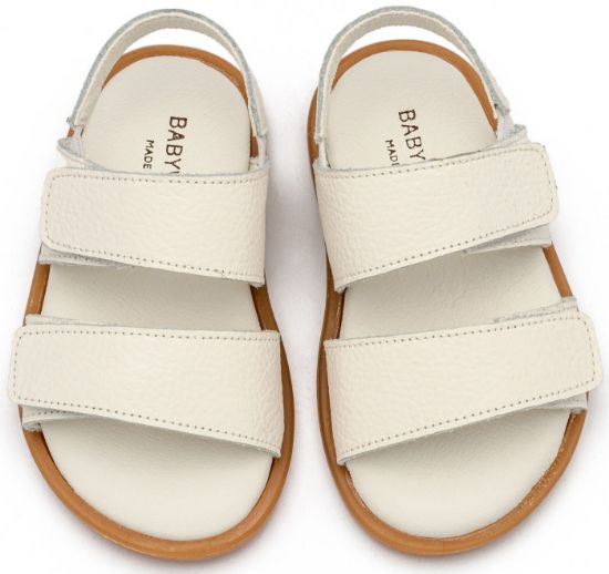 Εικόνα της Δερμάτινο Σανδάλι GR0112 Λευκό