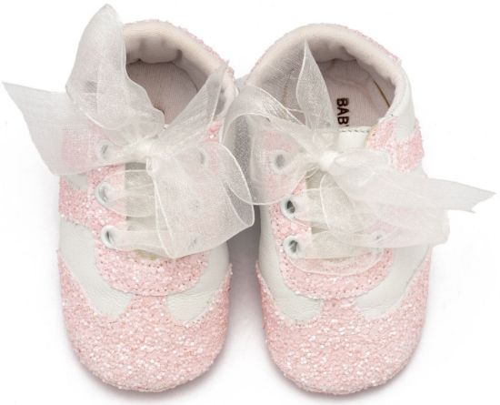 Εικόνα της Δετά Sneakers με Κορδέλα Οργάντζα MI1653 Ροζ