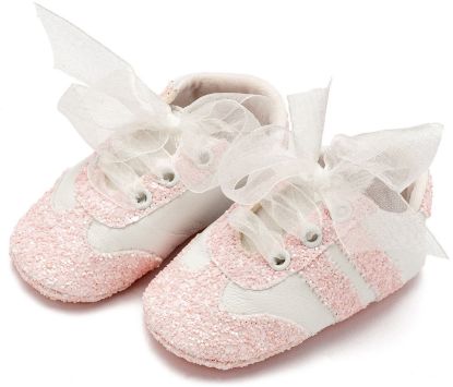 Εικόνα της Δετά Sneakers με Κορδέλα Οργάντζα MI1653 Ροζ