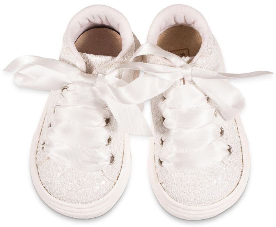 Εικόνα της Δετό Σνίκερ απο Γκλίτερ Ύφασμα EXC5856 Λευκό