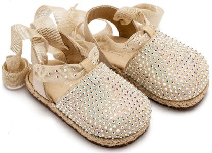 Εικόνα της Εσπαντρίγια με Swarovski LU6123 Εκρού