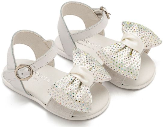 Εικόνα της Πέδιλο Διακοσμημένο με Φιόγκο  PRI2643 Λευκό