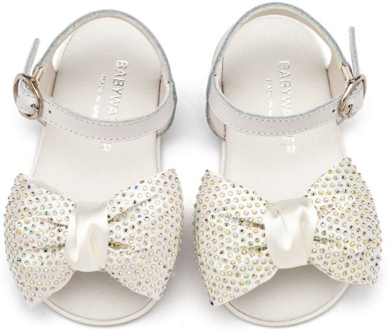 Εικόνα της Πέδιλο Διακοσμημένο με Φιόγκο  PRI2643 Λευκό