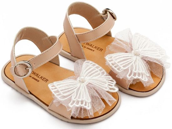 Εικόνα της Πέδιλο με Διακοσμητικό Πεταλούδα BS3591 Nude